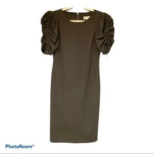 Shelby & Palmer Ruffle Sleeve with Tie Dress